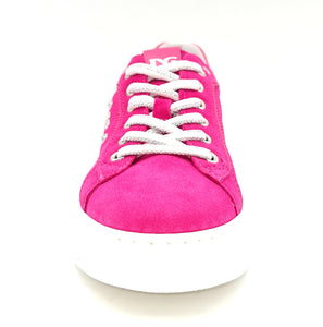 NERO GIARDINI Sneakers platform velour fuxia R25