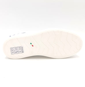 NERO GIARDINI Sneakers platform in pelle bianca con fiocco R16