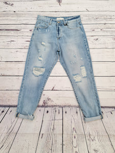 TENSIONE IN Jeans strappi denim