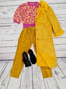 TENSIONE IN Cappotto taglio vivo giallo