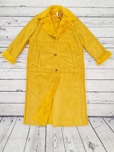 TENSIONE IN Cappotto taglio vivo giallo