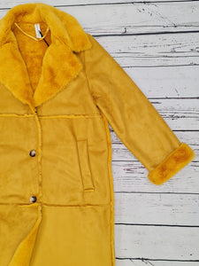 TENSIONE IN Cappotto taglio vivo giallo