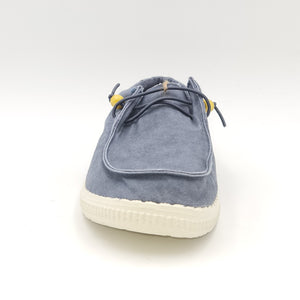 WALK IN PITAS Wallabee slipon blu M22