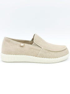 WALK IN PITAS Mocassino Slipon beige M25