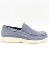 Carica l&#39;immagine nel visualizzatore di Gallery, WALK IN PITAS Mocassino Slipon blu M8