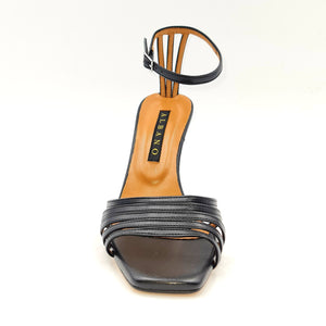 ALBANO Sandalo con cinturino alla caviglia nero N3