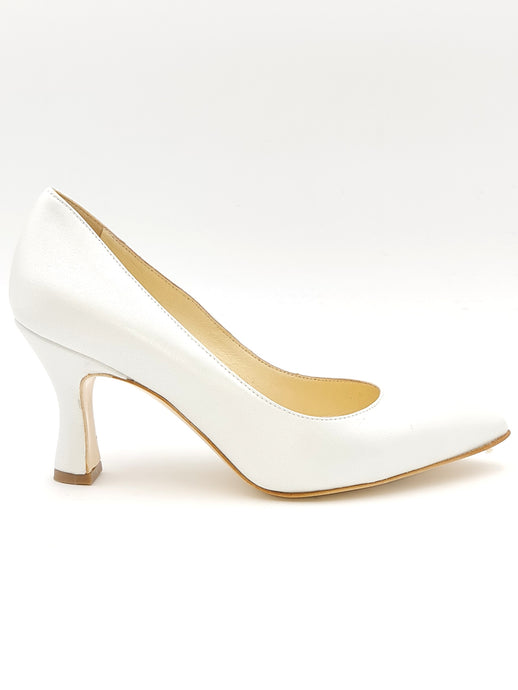 LINEA SPOSA Di Tommaso Decolleté bianco perlato F