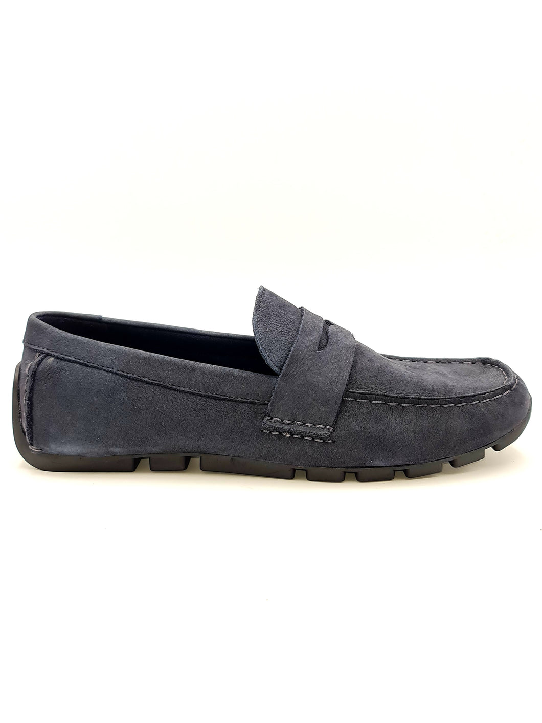 CLARKS Oswick Bar Mocassino camoscio blu O24