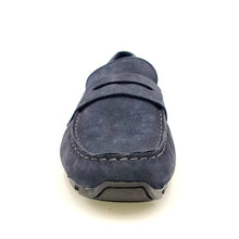 Carica l&#39;immagine nel visualizzatore di Gallery, CLARKS Oswick Bar Mocassino camoscio blu O24