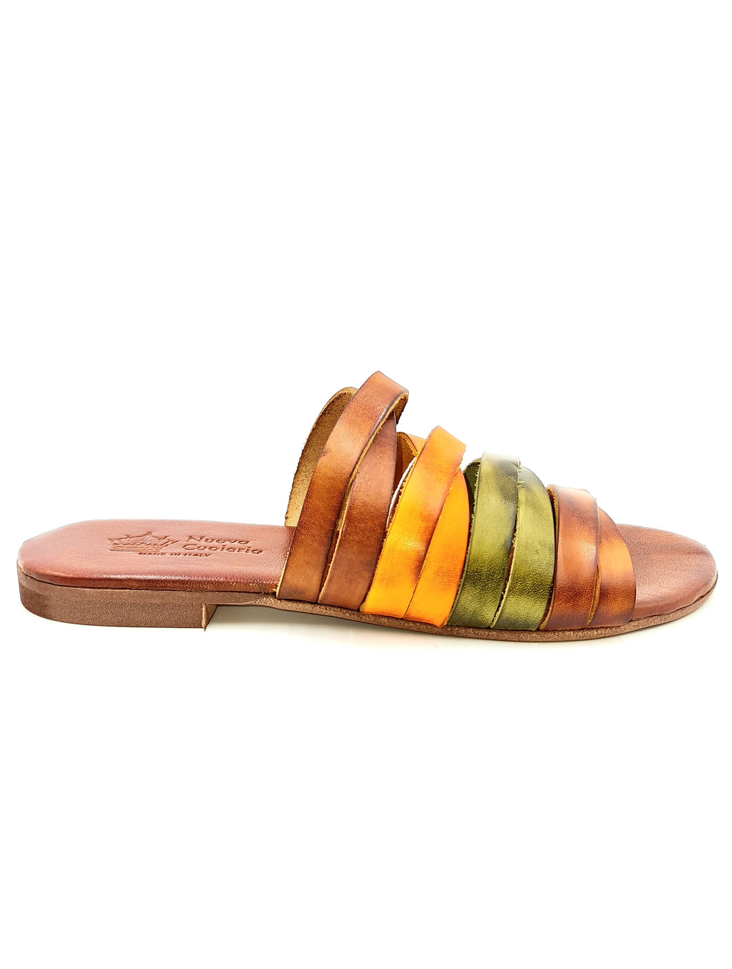 NUOVA CUOIERIA Ciabattina multicolor 28