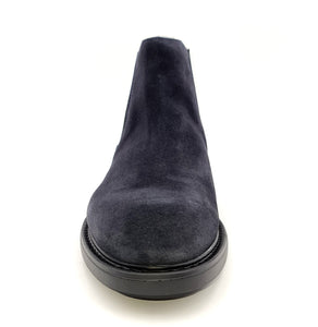 NERO GIARDINI Stivaletto chelsea camoscio blu H78