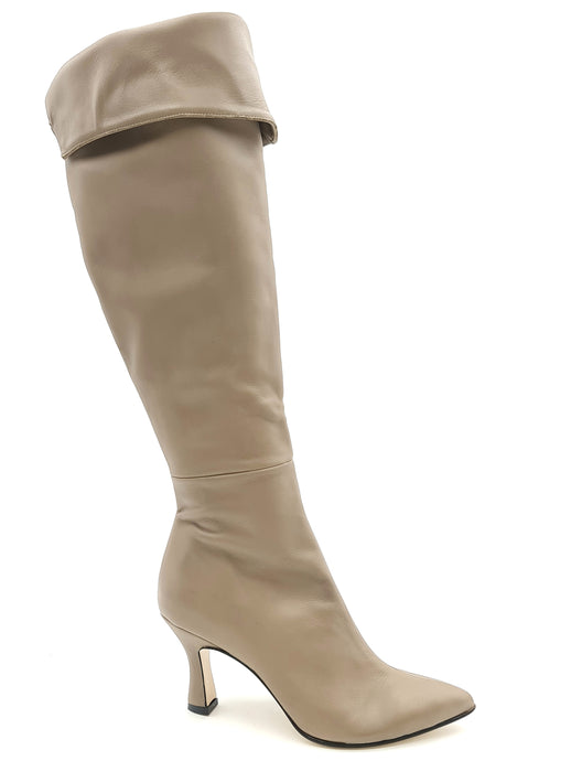 NAOMI Di Tommaso stivale ginocchiera taupe R