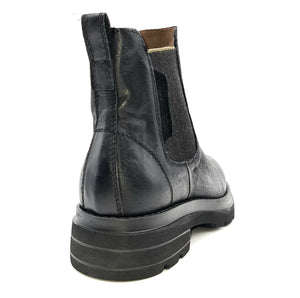 NERO GIARDINI Stivaletto chelsea pelle nero H86