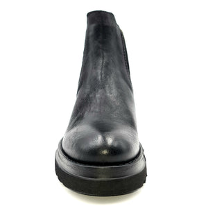 NERO GIARDINI Stivaletto chelsea pelle nero H86
