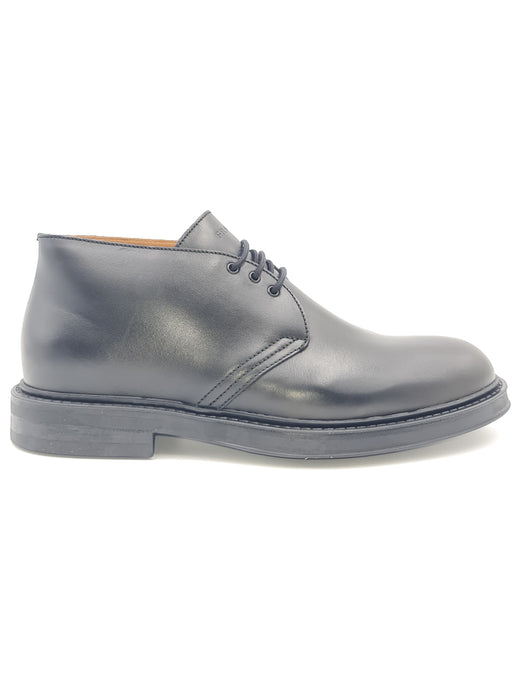 FRAU Polacchine in pelle nero V23