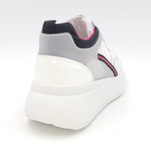 Carica l&#39;immagine nel visualizzatore di Gallery, NERO GIARDINI Sneakers pelle e tessuto bianco B74