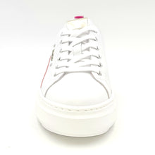 Carica l&#39;immagine nel visualizzatore di Gallery, NERO GIARDINI Sneakers pelle bianco e fuxia B80