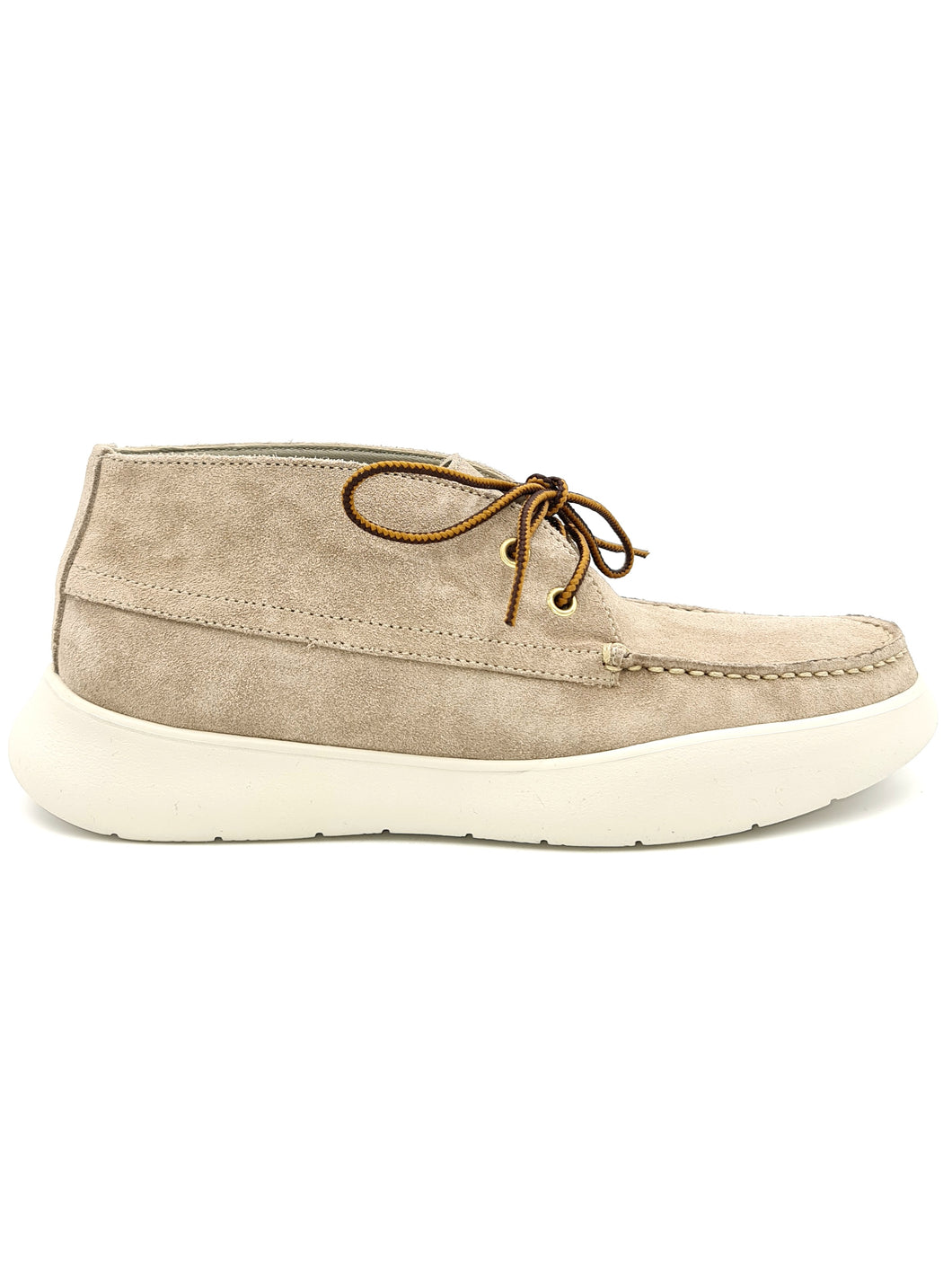 FRAU Polacchino casual in pelle scamosciata sabbia 82RX