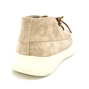 FRAU Polacchino casual in pelle scamosciata sabbia 82RX