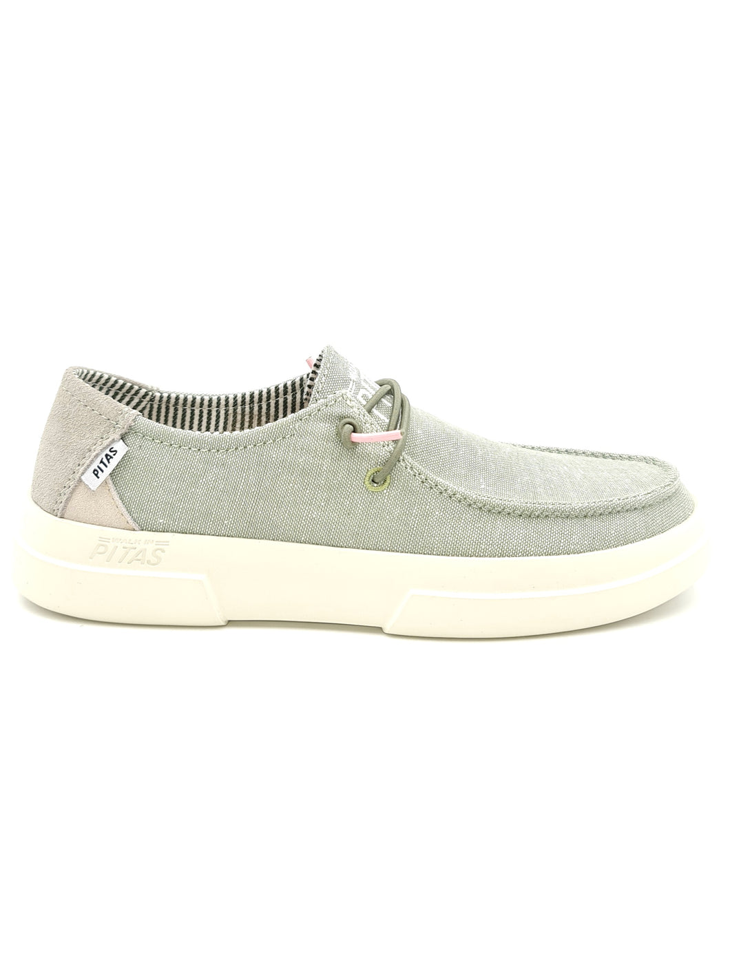 WALK IN PITAS Wallabee slipon verde M46