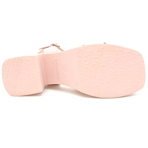 WONDERS Sandalo tacco 5 pelle rosa Q82