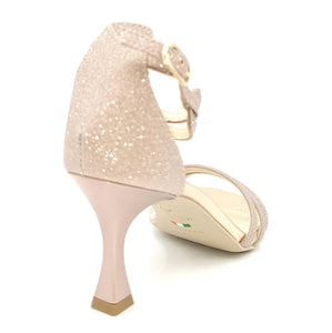 NERO GIARDINI Sandalo elegante glitter rosa B100