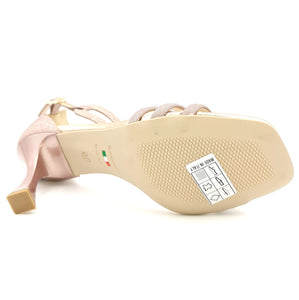NERO GIARDINI Sandalo elegante glitter rosa B100