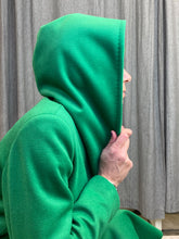 Carica l&#39;immagine nel visualizzatore di Gallery, TENSIONE IN | Cappotto lana cappuccio verde