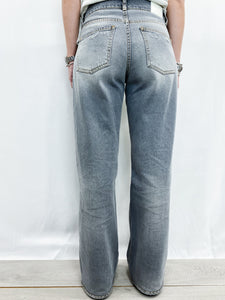 TENSIONE IN | Jeans palazzo grigio