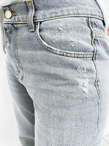 TENSIONE IN | Jeans palazzo grigio