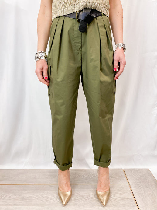 TENSIONE IN | Pantalone cargo militare