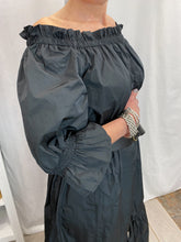 Carica l&#39;immagine nel visualizzatore di Gallery, TENSIONE IN | Vestito taffetà nero