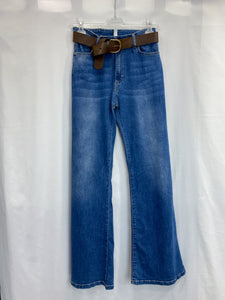 TENSIONE IN | Jeans zampa denim blu