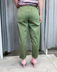 TENSIONE IN | Pantalone baggy verde